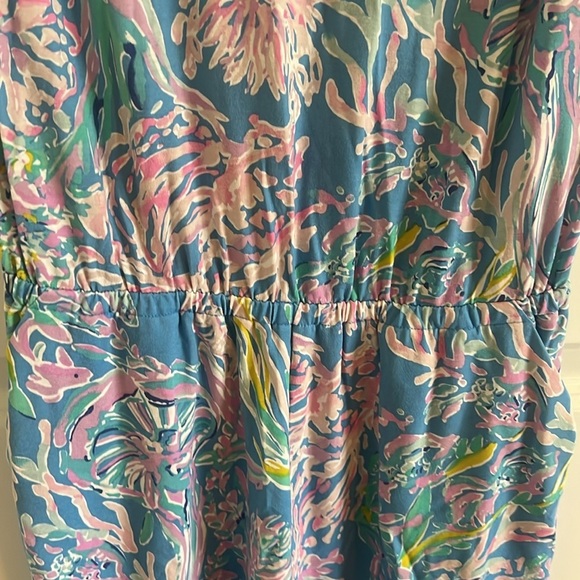 Lilly Pulitzer Patsi Romper Women's Small Multicolor Tropical - Picture 6 of 9